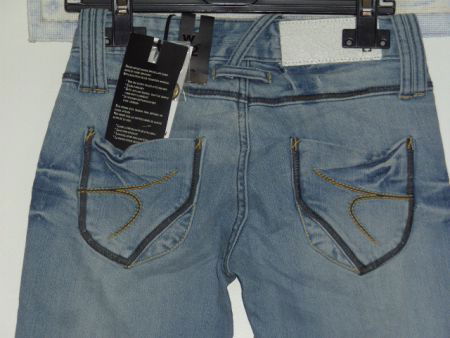 SPIJKERBROEK OUTFITTERS NATION STRETCH MEISJES MT 27&24&22 - Afbeelding 3