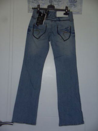 SPIJKERBROEK OUTFITTERS NATION STRETCH MEISJES MT 27&24&22 - Afbeelding 4