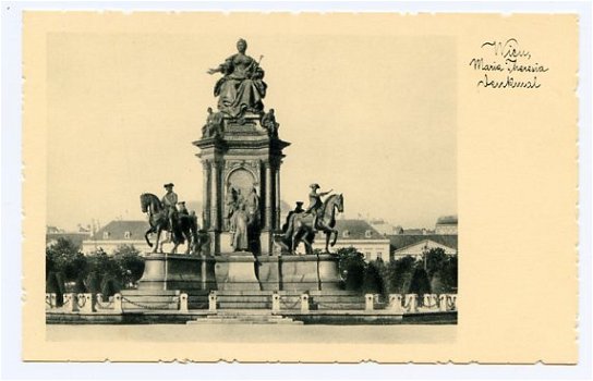 M024 Wenen Wien Maria Theresia Denkmal / Oostenrijk - 1