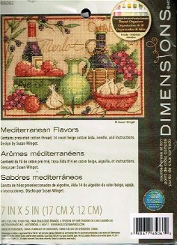 DIMENSIONS Borduurpakket MEDITERRANEAN FLAVORS - 1