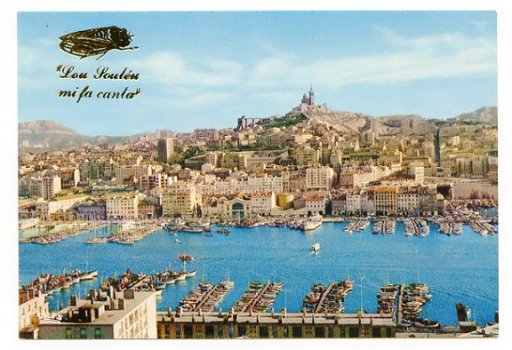 M028 Marseille Le Viaux Port et Notre Dame de la Garde / Frankrijk - 1