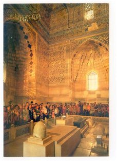M047 Samarkand Gur-Amir Mausoleum XV century Interior  / Oezbekistan