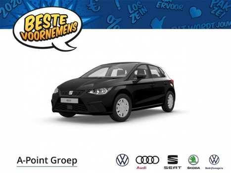 Seat Ibiza - 1.0 59kW/80pk Reference Airco/Upgrade Comfort/Media Systeem/Mistlampen/Cruise control - 1