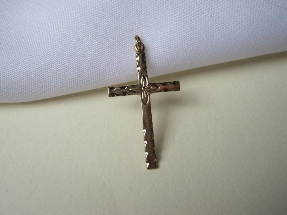 Kettinghanger verguld crucifix/kruisje 14KGF PCC 3.0x1.7 m - Afbeelding 5