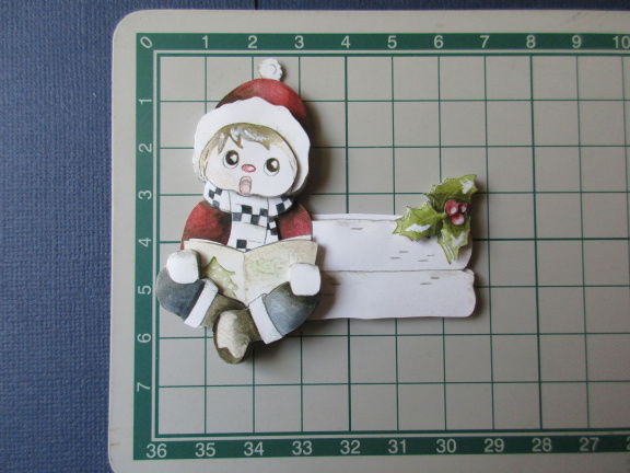 km109c KERST Marieke 3d plaatje, kind - Afbeelding 2