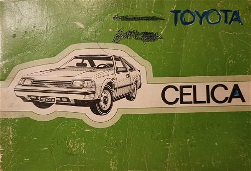 Toyota Celica instruktieboekje 1982 - 0