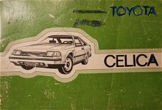 Toyota Celica instruktieboekje 1982