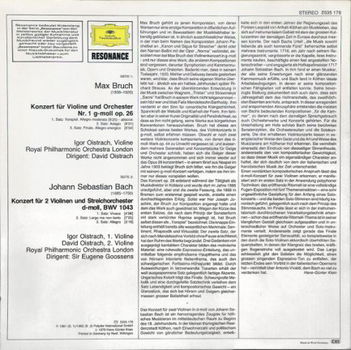 LP - MAXBRUCH & J.S. BACH - 1