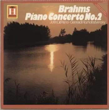 LP BRAHMS - Klavierkonzert 2 - John Lill, piano - 0