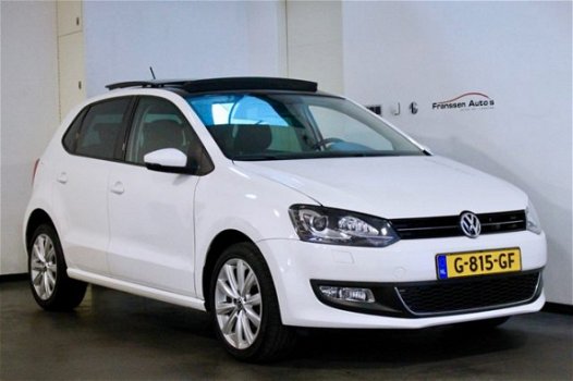 Volkswagen Polo - 1.2 TSI Life uitv. Xenon/LED, Cruise, Panoramadak, PDC - 1