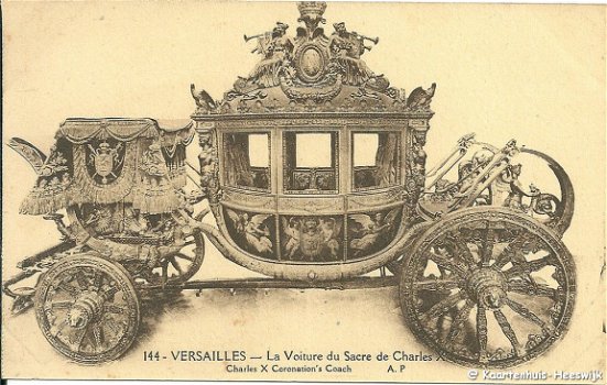Frankrijk, Versailles-La Voiture du Sacre de Charles X - 1