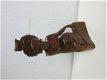 ANTIEK Balinees houten beeld Hand Carved - 0 - Thumbnail