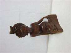 ANTIEK Balinees houten beeld Hand Carved