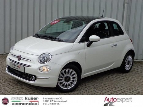 Fiat 500 - Lounge | Parelwit effectlak | Rijklaarprijs | Nieuw | 5 jr gara - 1