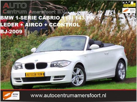 BMW 1-serie Cabrio - 118i ( AIRCO + INRUIL MOGELIJK ) - 1