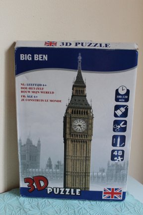 3d puzzel Big Ben - nr. 1