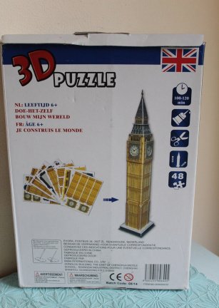 3d puzzel Big Ben - Afbeelding 3