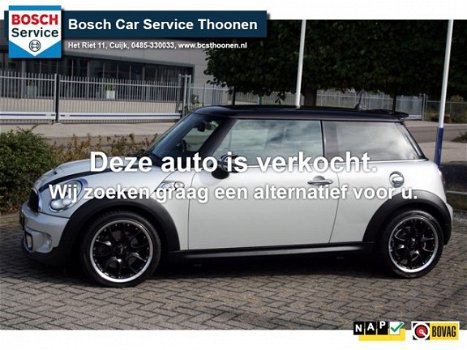 Mini Mini Cooper - 1.6 S Chili Parelmoer wit - Xenon - Navi - Leder - Panora - 1