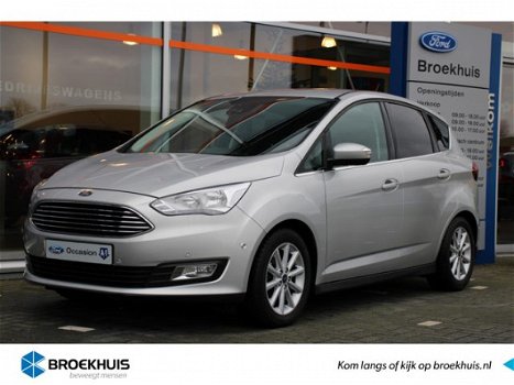 Ford C-Max - 1.0 125PK Titanium | SYNC3 Navigatie | Winterpakket | Parkeerhulp | Privacy glass - 1