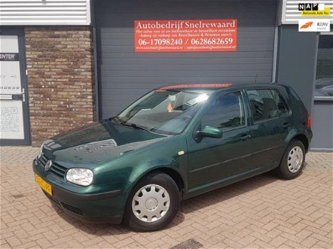 Volkswagen Golf - 1.4 55KW 2000 Groen 5D Airco/167DKM NAP - 1