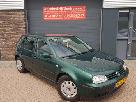 Volkswagen Golf - 1.4 55KW 2000 Groen 5D Airco/167DKM NAP - 1