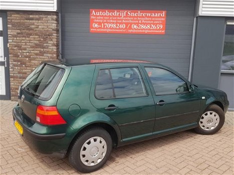 Volkswagen Golf - 1.4 55KW 2000 Groen 5D Airco/167DKM NAP - 1