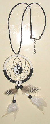 Dromenvanger-Ketting YIN YANG: Ring=6cm