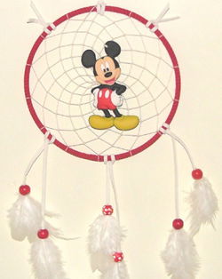 MICKEY MOUSE (Disney) Dromenvanger / Dreamcatcher: Ring=13cm