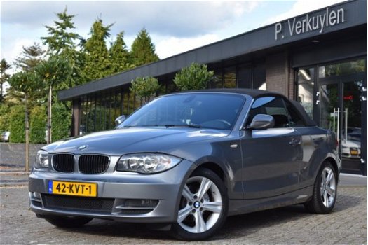 BMW 1-serie Cabrio - 118I High Executive Navi Aut Leer - 1