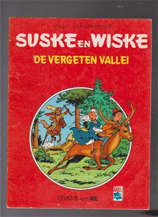 Suske en Wiske de vergeten vallei reclameuitgave Ariel