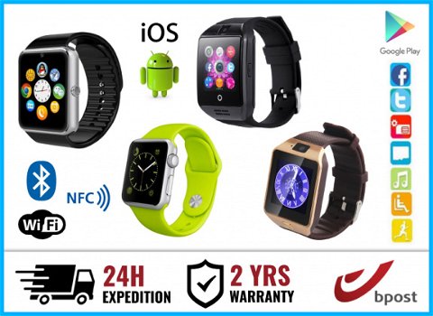 Smart Watches IOS & Android Horloges Voor iPhone Samsung LG - 1