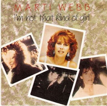 singel Marti Webb - I’m not that kind of girl / One afternoon - 1