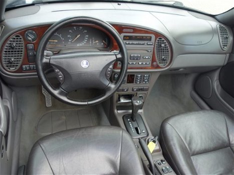 Saab 9-3 Cabrio - 2.0t 150pk AUT LPG *Voll-Onderh* Leer Clima Cruise Senses Edition - 1