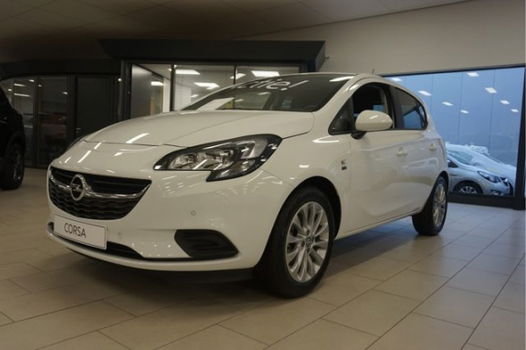 Opel Corsa - 1.0 Turbo 120 Jaar Edition - AIRCO - CAMERA - LM VELGEN - STOEL + STUUR + VOORRAAMVERWA - 1