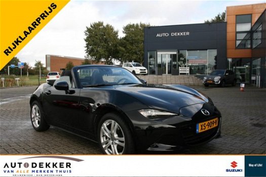 Mazda MX-5 - 1.5 Sky Active G 131 TS + (Navigatie & Leder) van binnen en buiten als nieuw - 1