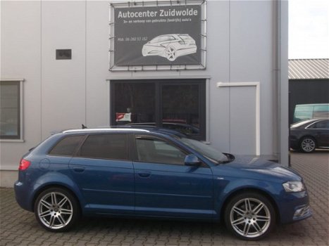 Audi A3 Sportback - 2.0 TFSI Ambition Pro Line 200 pk navi ecc cruise 2x s-line leer - 1