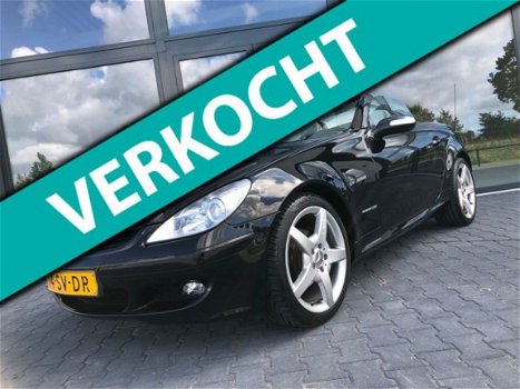 Mercedes-Benz SLK-klasse - 200 K. 18 inch AMG Leder Airscarf Airco Cruise control - 1