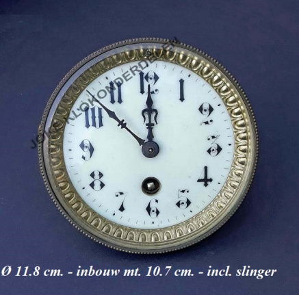 === Pendule uurwerk = zie omschrijving = oud === 40950 - nr. 1