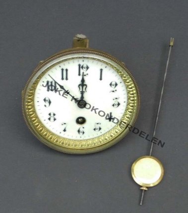 === Pendule uurwerk = zie omschrijving = oud === 40950 - Afbeelding 2
