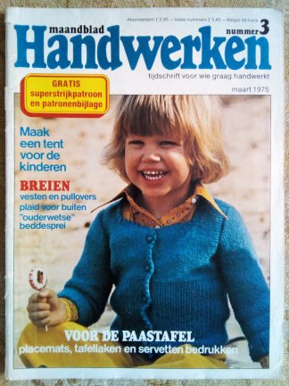 Maandblad Handwerken nummer 3, maart 1975 - nr. 1