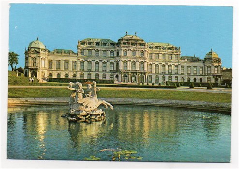 N076 Wenen Wien Vienna Schloss Belvedere / Oostenrijk - 1
