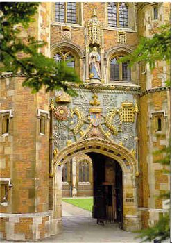 N096 Cambridge / The main gate / St.John College Engeland - 1