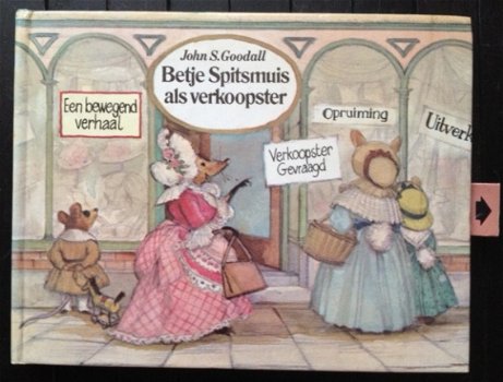 John S. Goodall - Betje Spitsmuis als verkoopster - pop-up - 1