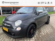 Fiat 500 - 0.9 TwinAir Blackjack , Xenon, Leder, Clima, 16" alu velgen