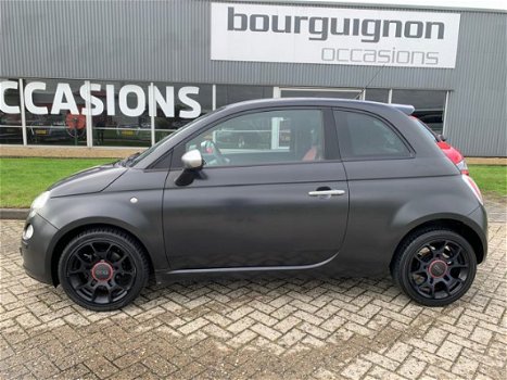 Fiat 500 - 0.9 TwinAir Blackjack , Xenon, Leder, Clima, 16