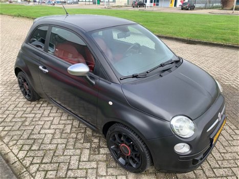 Fiat 500 - 0.9 TwinAir Blackjack , Xenon, Leder, Clima, 16