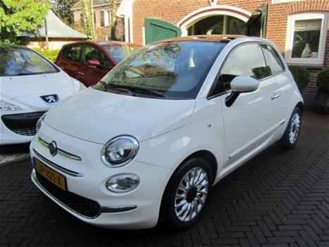 Fiat 500 - TwinAir Turbo 80pk Lounge Clima, Navi, Parkeersens., Bluetooth - 1