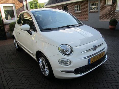 Fiat 500 - TwinAir Turbo 80pk Lounge Clima, Navi, Parkeersens., Bluetooth - 1