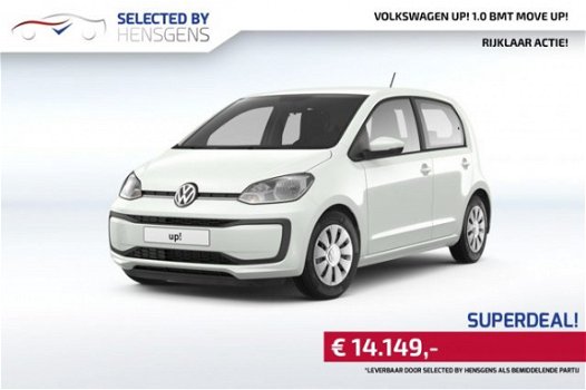 Volkswagen Up! - 1.0 BMT move up [RIJKLAAR ACTIE] NWPR: € 14.819, - 1
