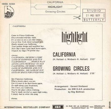 Singel Highlight - California / Growing circles - 2